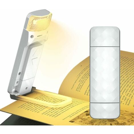Lampe de Lecture USB, Lampe pour Lire dans le Lit, 3 Couleurs et 5 Niveaux,  Lampe