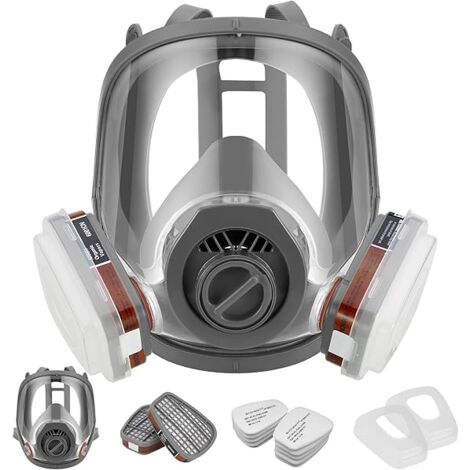 Masque respiratoire avec filtres ABEK1P3R Force 8 taille M cartouches