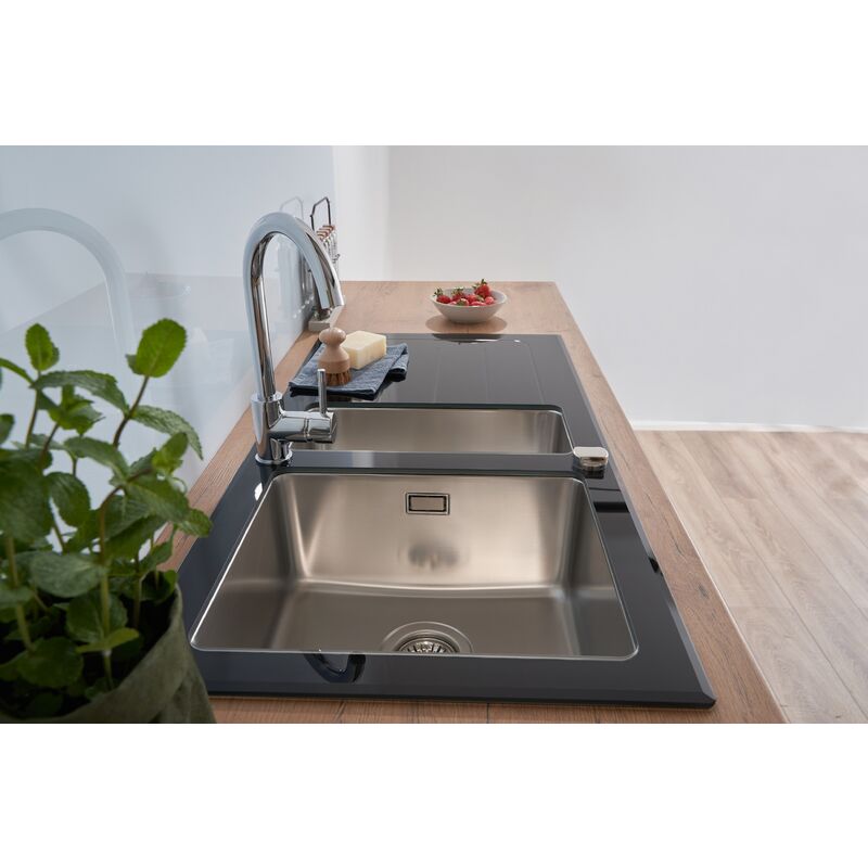 Lave-Verres TOOSOAR Pour Évier - Nettoyeur à Haute Pression Pour Tasses Et Bouteilles - Installation Facile