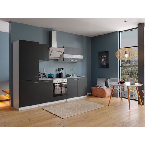 Acheter Vicco Kitchenette Optima 270cm gris noble