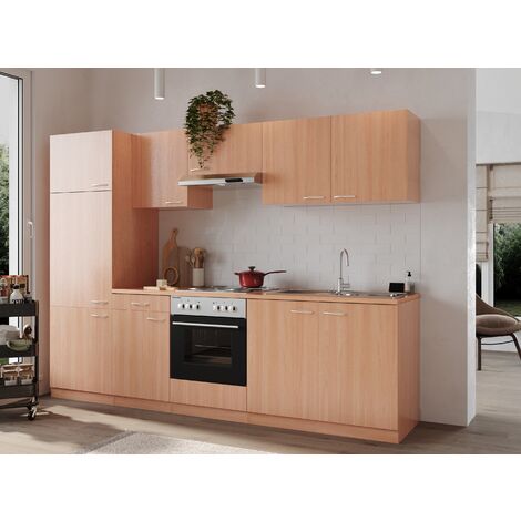 Cuisine Kitchenette Bloc Cuisine Intégrée Chêne York Blanc Oliver 270 Cm Respekta 41564344 Cuisine Kitchenette Bloc Cuisine Intégrée Chêne York Blanc Oliver 270 Cm Respekta 41564344