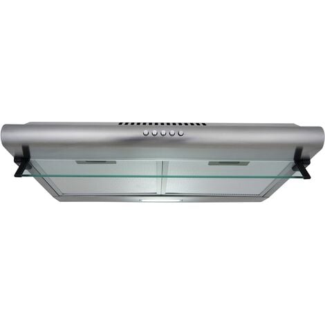 respekta Hotte d'aspiration sous la hotte murale sous la hotte, inox 60 cm