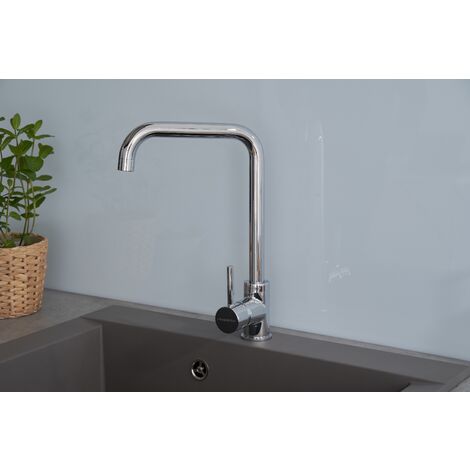 Évier Évier de cuisine Évier à encastrer granit Évier Mineralite 66 x 50 gris respekta