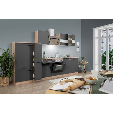 Acheter cuisine R-Line 2 gris noble 300cm