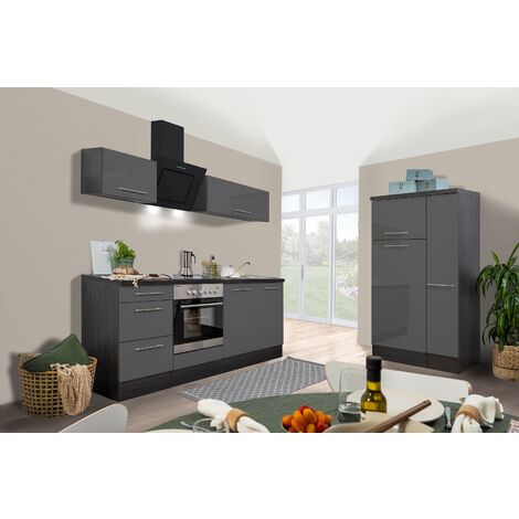 Vicco cuisine R-Line gris noble/blanc/Blanc