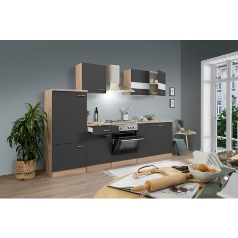 Cuisine Cuisine intégrée Chêne Gris Merle 270 cm Respekta (1/4)