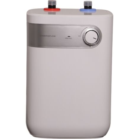 Chauffe-eau à accumulation 5 L – Montage vertical – Résistant à la pression – Classe B – Prêt à brancher – Temps de chauffe 14 min – Thermoflow - EAU 5 L