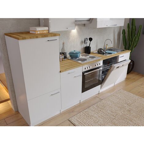 Cuisine Complète R-line 350cm , Pt Chêne Vicco à Prix