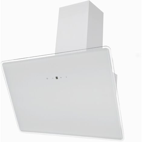 Hotte aspirante 80 cm sans t�te Blanc A++ Recyclage d'air LED Respekta