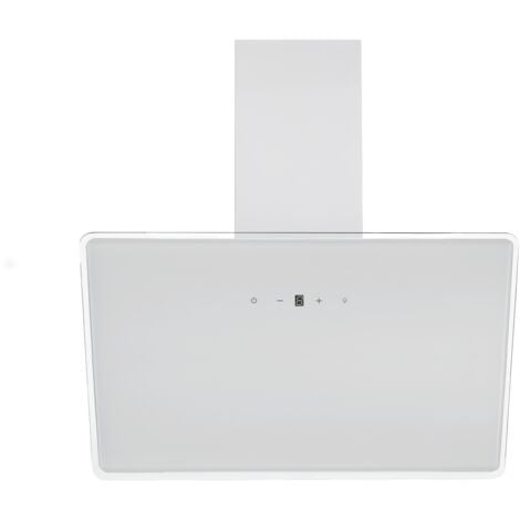 Hotte aspirante 80 cm sans t�te Blanc A++ Recyclage d'air LED Respekta