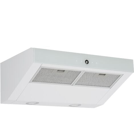 Hotte aspirante 60 cm sans t�te sous plan Hotte aspirante blanche Respekta
