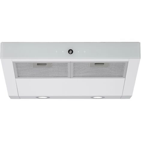 Hotte aspirante 60 cm sans t�te sous plan Hotte aspirante blanche Respekta