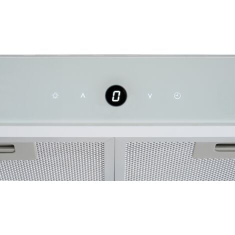 Hotte aspirante 60 cm sans t�te sous plan Hotte aspirante blanche Respekta
