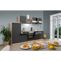Cuisine Cuisine équipée Chêne Gris Merle 280 cm Respekta