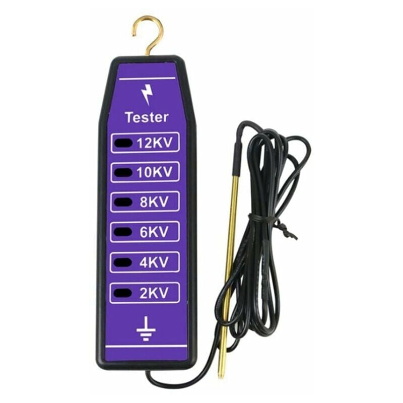 Multimètre digital Testeur de clôture électrique 0 - 12 000 V LCD IPX6