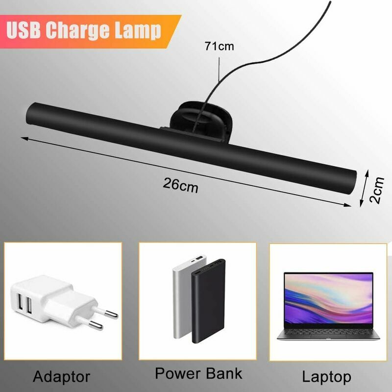Kit d'éclairage de vidéoconférence, lumière à clipser pour ordinateur  portable/PC, 10 niveaux de luminosité