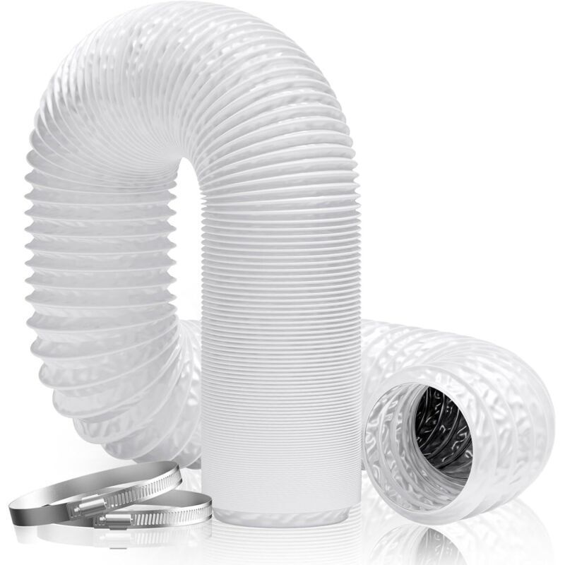 Tuyau Flexible Isolé Acoustique 125mm X 10m – Aluminium, Pour Aération, Conduit Thermique – Neuf