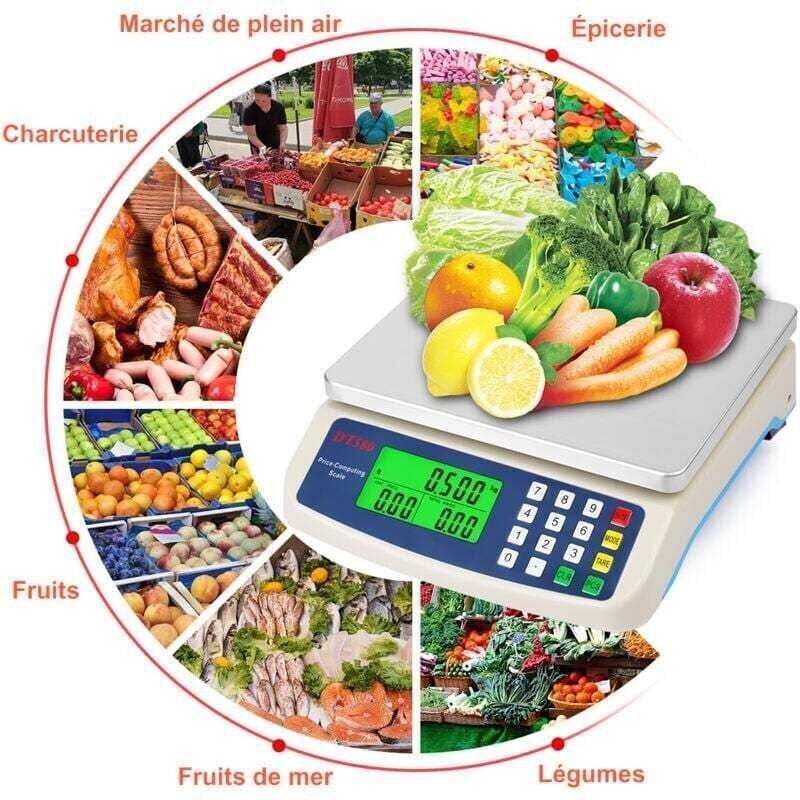 Balance de cuisine numérique 3KG/0.1g avec minuterie et rétroéclairage Balance de cuisine numérique 3KG/0.1g avec minuterie et rétroéclairage