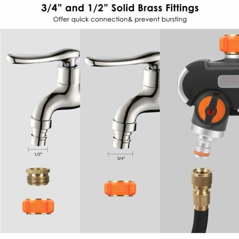 Distributeur Arrosage 4 Voies Avec Vannes - Répartiteur Eau Jardin 3/4" Et 1/2" Cyan