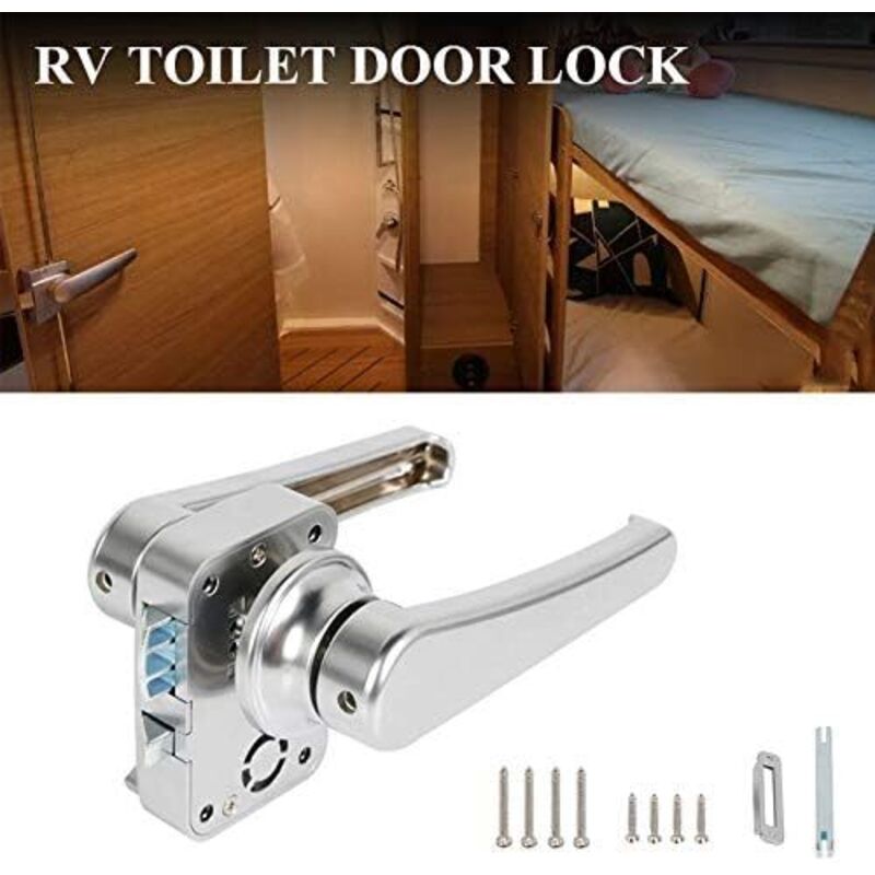 Loquet De Verrouillage En T Pour Porte De Remorque, Caravane, RV - Noir