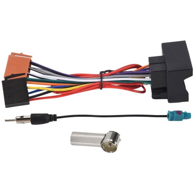 AVIDYA Faisceau Câblage Autoradio + Adaptateur Antenne Pour Peugeot 207 307 407 Citroën C3 C4 C5 - Installation Facile Et Propre