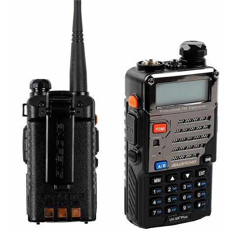 ÉMETTEUR-RÉCEPTEUR BAOFENG UV-5R PLUS VHF/UHF DOUBLE BANDE PMR 136-174  400-520 M