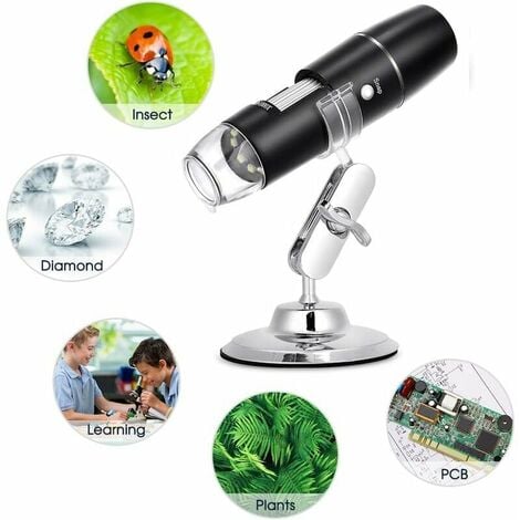 50-1000X Zoom USB Microscope Numérique 8LED Endoscope, Microscope
