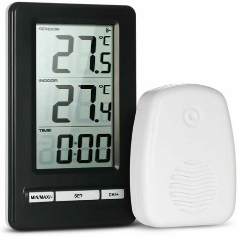 Thermomètre intérieur et extérieur Accu-Temp, en degrés Celsius et