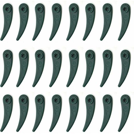 Lot de 24 lames de rechange en plastique pour coupe-bordures Bosch Durablade Art 23-18 LI Art 26-18 LI (1/5)
