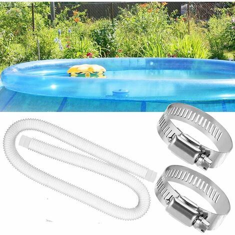 Jardin Natation Piscine Accessoires Piscine Tuyau Clip Support 2pcs Durable