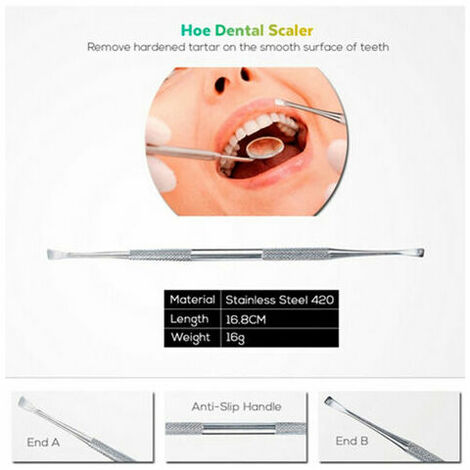Miroir dentaire anti-buée avec poignée, miroir dentaire, outils dentaires  en acier inoxydable pour le nettoyage des dents