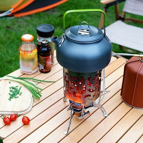 BB Loisir Réchaud de camping à gaz portable plaque de cuisson à gaz 1  flamme pour activité de plein air
