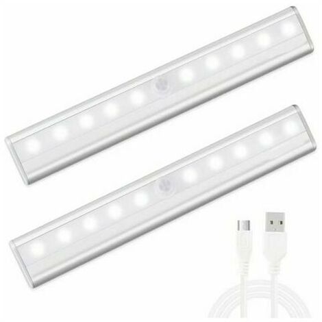 Barre lumineuse LED ultramince avec capteur de mouvement