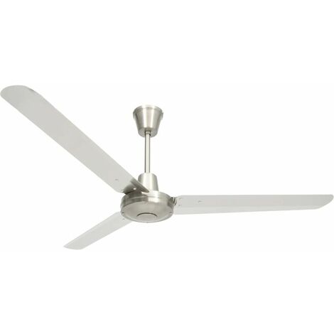 Archipel - VENTILATEUR SUSPENDU DIM.132 CM +LED 18W A 3 LAMES ABS