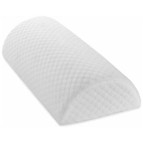 Coussin orthopédique de jambe de genou de coussin de mousse de mémoire de  corps de grossesse pour le soulagement ou la taie d'oreiller de sciatique  de dormeur latéral (WHITE)