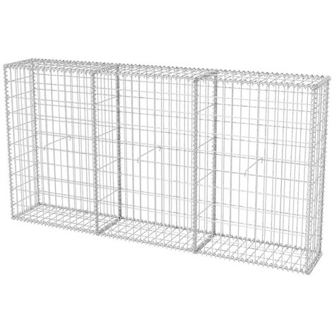 Panier de gabion Acier galvanisé 200x30x100 cm