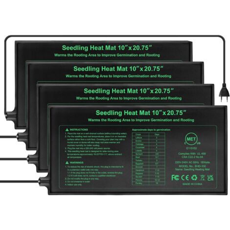 NEUF Coussin Chauffant Pour Semis Tapis Chauffant Pour Semis Tapis De