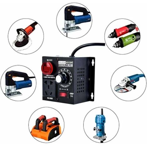 SWAWIS Variateur De Vitesse Pour Moteur 220V Regulateur De Tension 220V