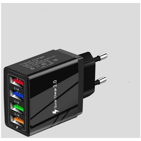 Chargeur rapide 3.0 - 4 ports USB - La Boutique du Bricolage