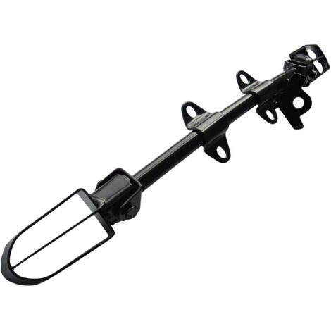 Ulisem Support de montage de repose-pieds en alliage d'acier noir de remplacement pour motos (1/5)