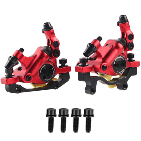 UlisemHB-100 frein à huile à traction par câble VTT frein à disque à huile vélo de route frein à huile à traction par câble étrier de frein pliant électrique BB7 ensemble avant et arrière vendu en rou (1/4)