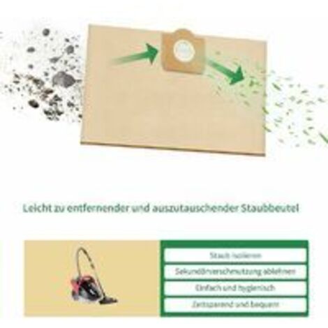Lot De 6 Sacs Aspirateur Karcher WD3 MV3 WD3P - Compatible 6.959-130.0