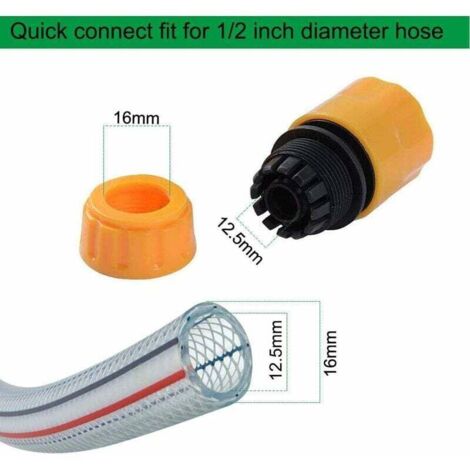 D??BIT D'EAU EFFICACE Pour Tuyau De Jardinage Raccord Tuyau Robinet