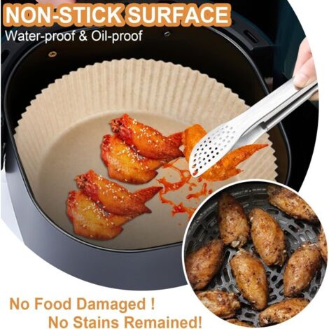 Huile De Silicone Double Papier De Cuisson, Air Fryer Pour Paper, Feuille De Friteuse Barquette Accessoires Rectangle Moule Baking Accessoire Feuilles Barquette Airfryer Deli 91728230