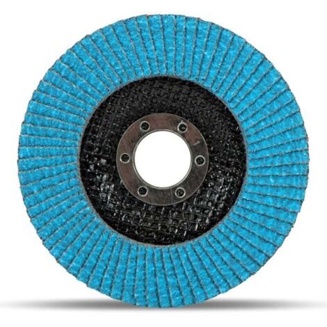 Lot De 10 Disques à Lamelles Pferd CO-FREEZE 80 SG INOX - Pour Acier Inoxydable - Diamètre 125 Mm - Grain 80 - Coupe Fraîche Sans Brûlure