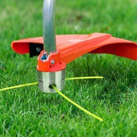 Tête De Débroussailleuse En Aluminium Avec Bobine Et Fils Nylon - Compatible 8mm/10mm, Livrée Avec 50m De Fil De Remplacement