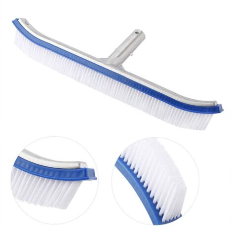 Brosse De Rechange Pour Nettoyage De Piscine - Tête En Plastique Robuste, Idéale Pour Les Parois Et Les Coins - 5