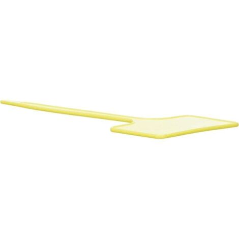 Precios Meister Lot De 20 étiquettes Pour Plantes - 90 X 17 Mm - Surface D' étiquetage - Matériau Résistant Aux Intempéries - Jaune - Pour Plantes - Pour Herbes Etiquetas Para Plantas