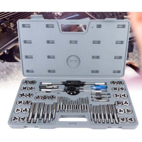Coffret Tarauds et Filières M2-M18 ,Kit de Coffret Tarauds et Filières 111 PCs avec 1 Coffre en Coffret Tarauds et Filières M2-M18 ,Kit de Coffret Tarauds et Filières 111 PCs avec 1 Coffre en