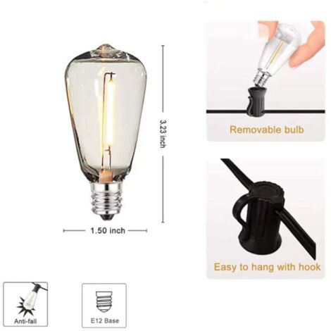 Guirlande Lumineuse D'extérieur Govee 15m - Transparente - Idéale Terrasse Et Jardin